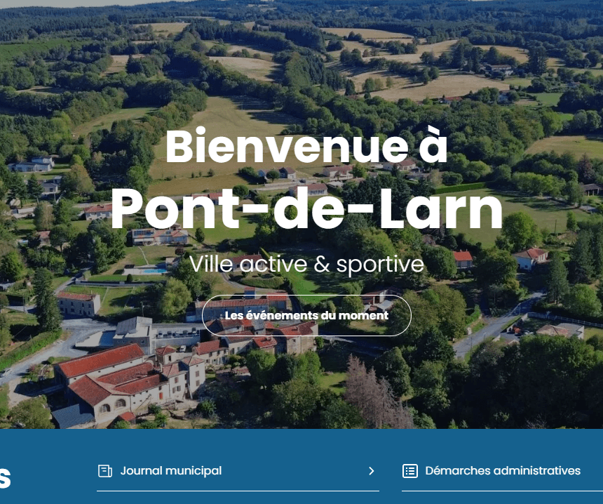 Vue de Pont-de-Larn et de la Montagne Noire dans le Tarn